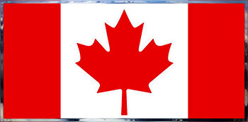 Canada flag frame