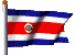 Costa Rican animated flag