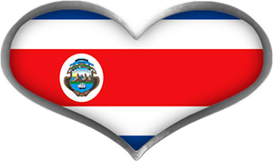 Costa Rica heart