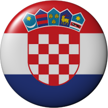 Croation flag button