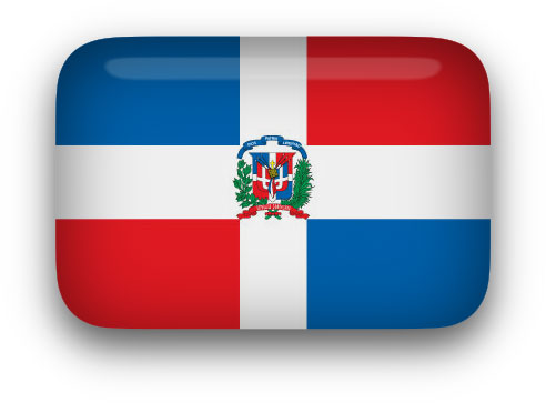 Dominican Flag clipart