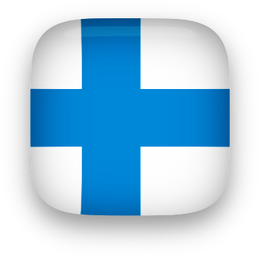 Finland button square