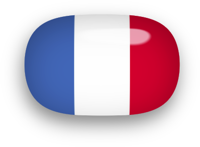French Flag oval