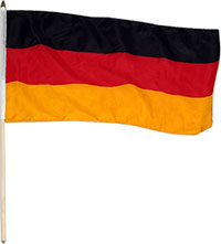 waving German flag