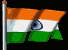 Indian flag animation black