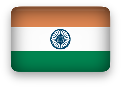 India Flag clipart rectangular