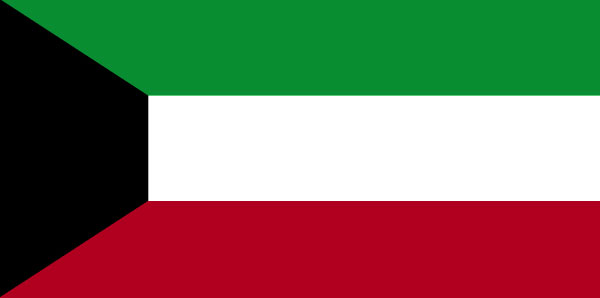 Kuwait Flag large