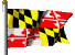 animated Maryland flag