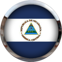 Nicaragua flag button