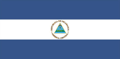 large Nicaragua flag