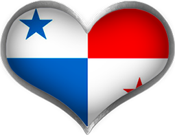 Panamanian heart flag