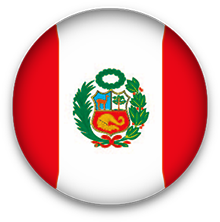 Peru round button