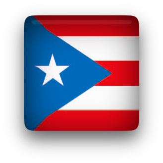 Puerto Rico flag clipart