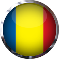 Romania Flag button
