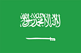 large Saudi Arabian Flag image