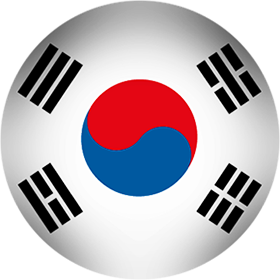 South Korea button
