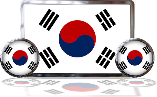 South Korean Flags