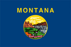 flag of Montana