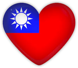 taiwan heart flag
