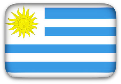 Uruguay Flag clipart