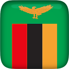 Zambia Flag clip art