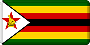 zimbabwe rectangular flag