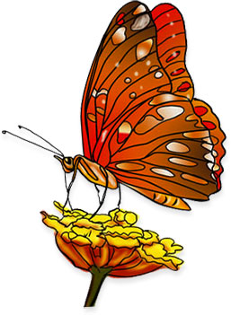 Free Flowers - Butterflies - Animated Gifs - Clipart