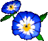 blue flower clipart