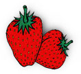 2 strawberries