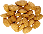 pile of almonds