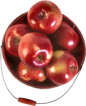 red apples