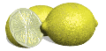 fresh cut lemons