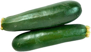 two zucchini squash