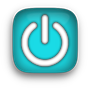 blue power icon