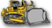 W - bulldozer clip art