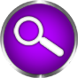 search icon purple round