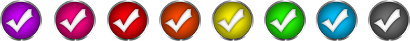 check mark icon set