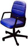 dark blue desk chair