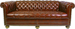 leather sofa