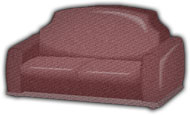 another comfortable couch with twill fabric