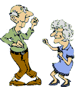grandparents dancing animated