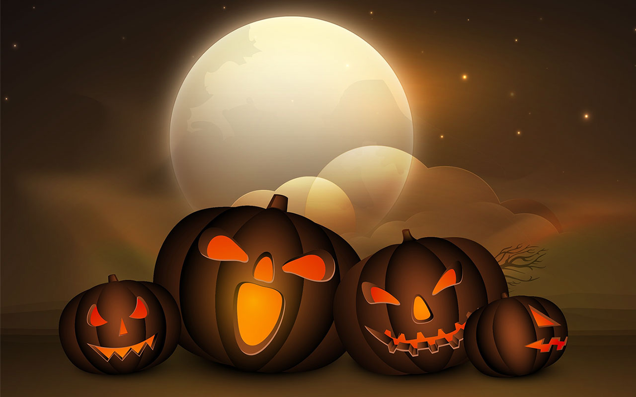 Featured image of post Pumpkin Night Desktop Wallpaper / All of these pumpkin background images and vectors have high resolution and can be used as banners, posters or wallpapers.