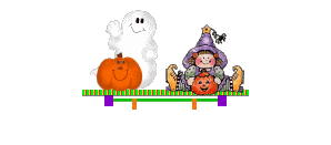 Happy Halloween friendly ghosts