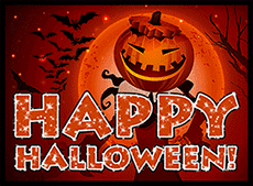 Happy Halloween animation pumpkinhead