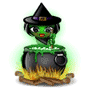 witch and cauldron animation