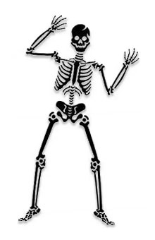 happy skeleton