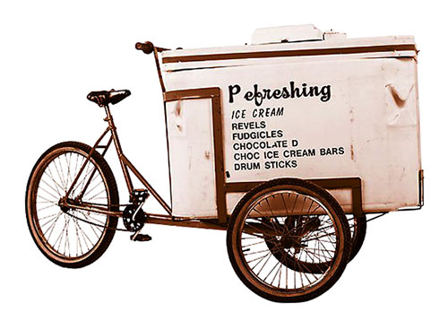 ice cream cart