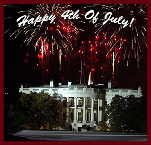 Whitehouse and fireworks