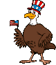 eagle American flag