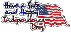 4th of July Clipart - Gifs